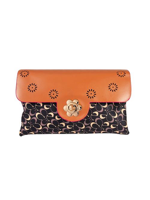 black cotton envelope clutch - 14216152 - Very Small Image - 1