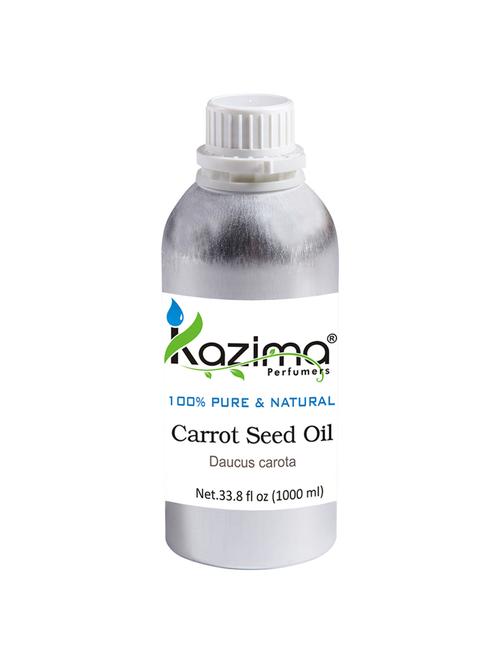 kazima carrot seed essential oil (1000ml) 100% pure natural & undiluted for skin care & hair treatment - 14219329 - Very Small Image - 1