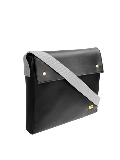 black leatherette sling bag - 14220490 - Very Small Image - 1