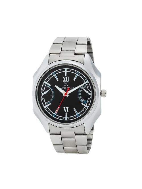 swiss zone round dial analog watch - 14220592 - Very Small Image - 1