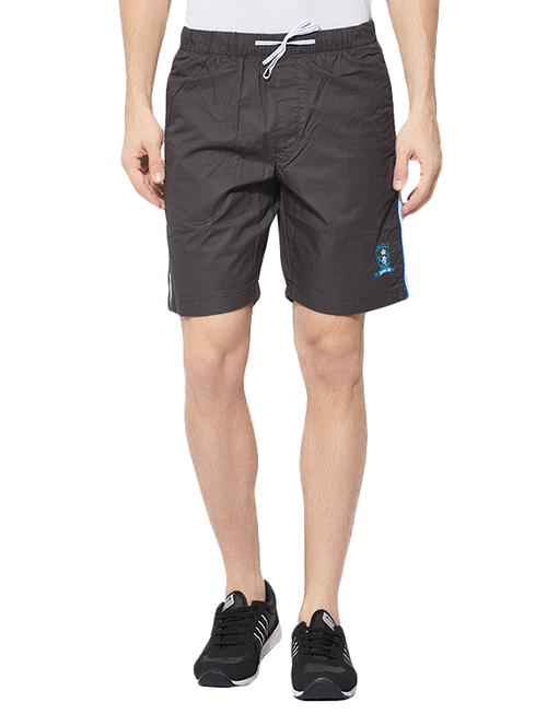 grey cotton shorts - 14220740 - Very Small Image - 1
