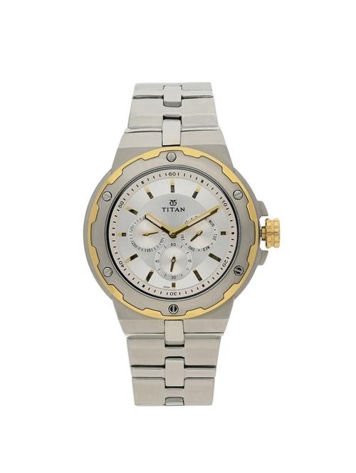 titan analog silver dial men's watch-1654bm01 - 14220814 - Very Small Image - 1