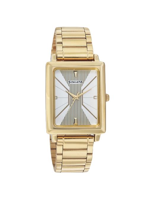 sonata wedding analog multi-color dial men's watch - 7078ym10 - 14220855 - Very Small Image - 1