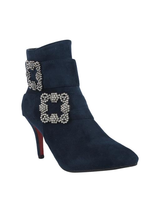 blue embellished ankle  boot - 14223181 - Very Small Image - 1
