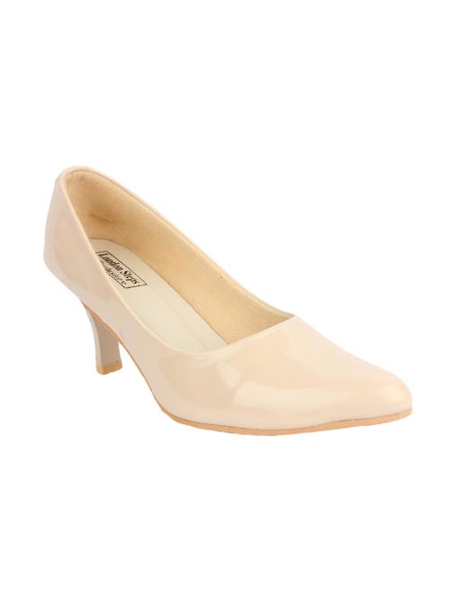 beige patent leather slip on pumps - 14223297 - Very Small Image - 1