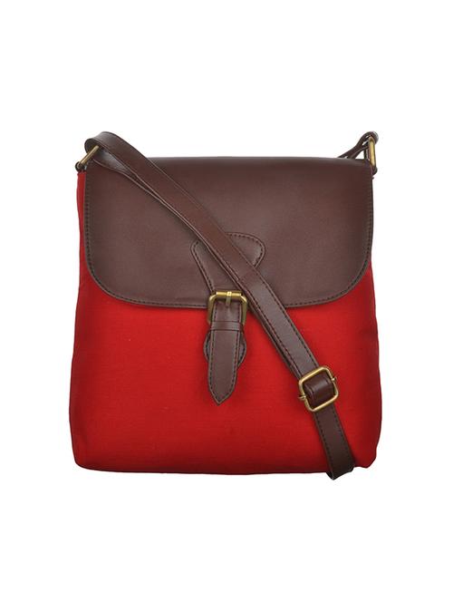 red canvas sling bag - 14223972 - Very Small Image - 1