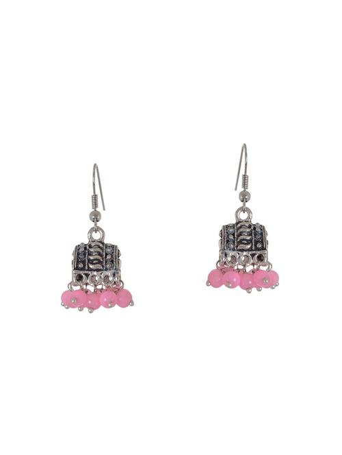pink jhumka - 14224441 - Very Small Image - 1