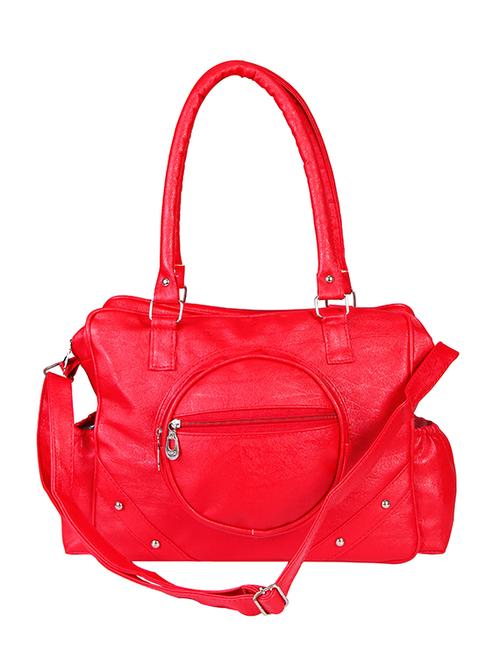 red cotton regular handbag - 14224522 - Very Small Image - 1