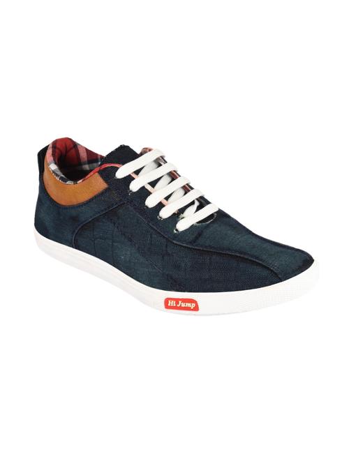 blue denim lace up sneaker - 14225012 - Very Small Image - 1