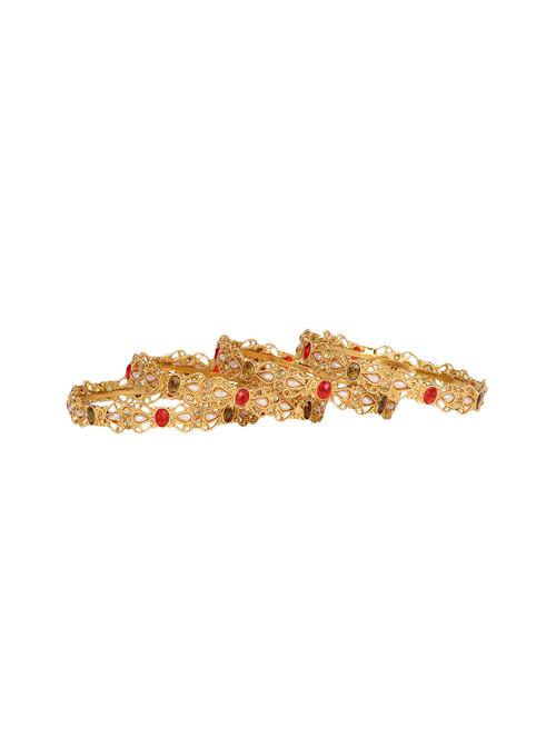 multi gold plated bangle - 14225515 - Very Small Image - 1