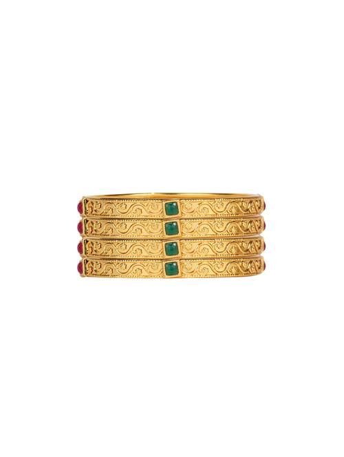 gold plated bangle - 14225516 - Very Small Image - 1