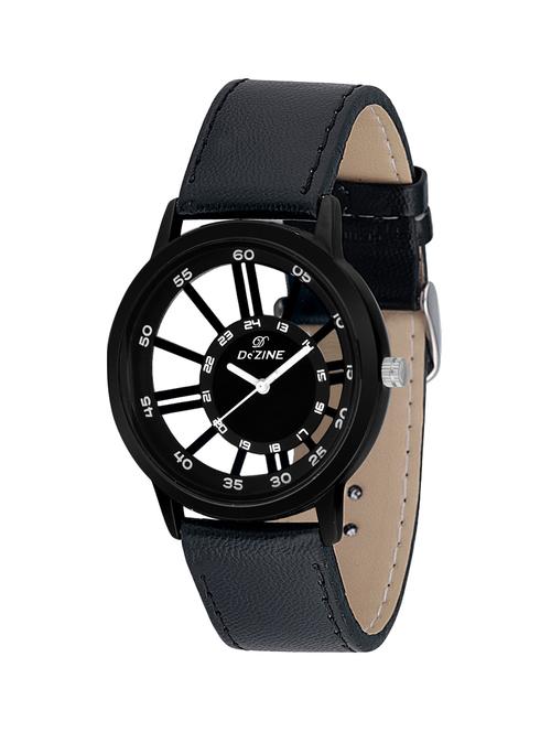 dezine round dial analog watch - 14227237 - Very Small Image - 1