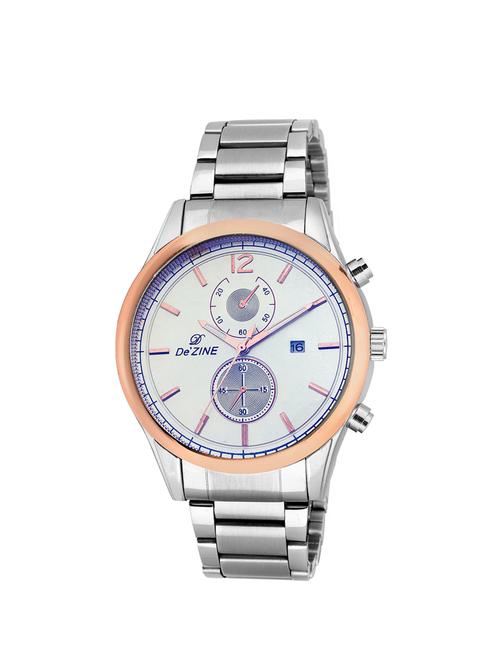 dezine round dial analog watch - 14227245 - Very Small Image - 1