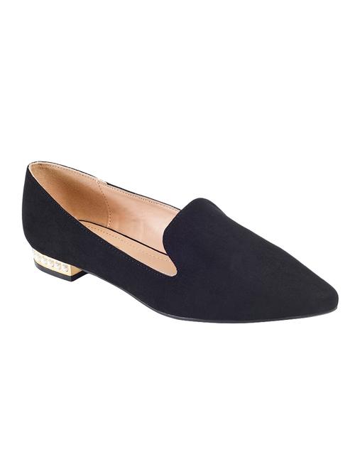 black leatherette slip on loafers - 14227347 - Very Small Image - 1