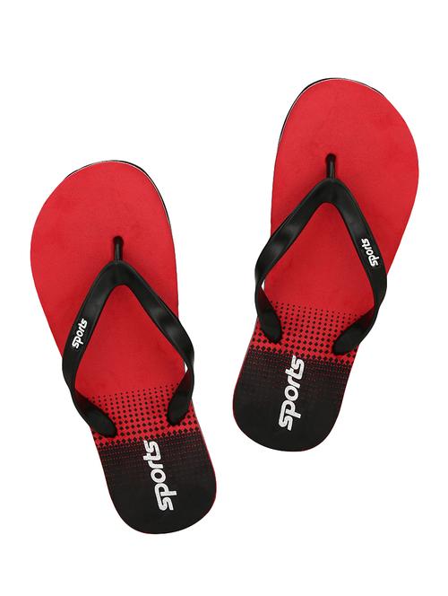 red rubber toe separator flip flop - 14227932 - Very Small Image - 1