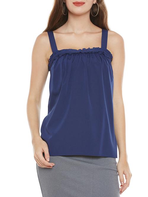 navy blue casual top - 14228524 - Very Small Image - 1