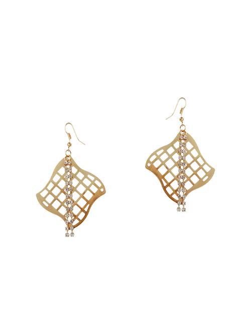 gold metal studs earring - 14228723 - Very Small Image - 1