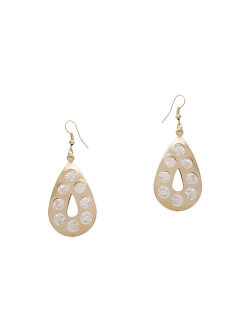 gold metal studs earring - 14228725 - Very Small Image - 1