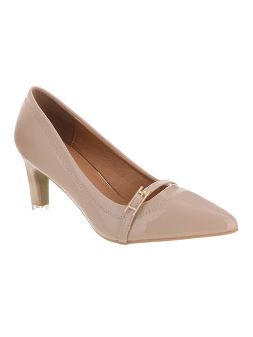 beige fabric slip on pumps - 14229124 - Very Small Image - 1