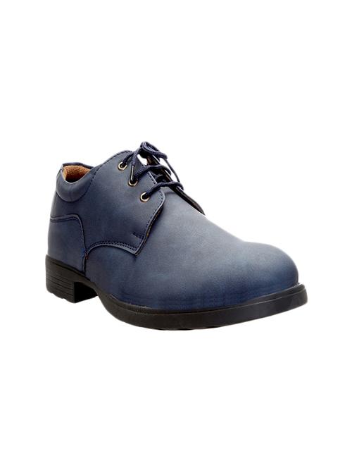 blue Nubuck leather lace up boot - 14233019 - Very Small Image - 1