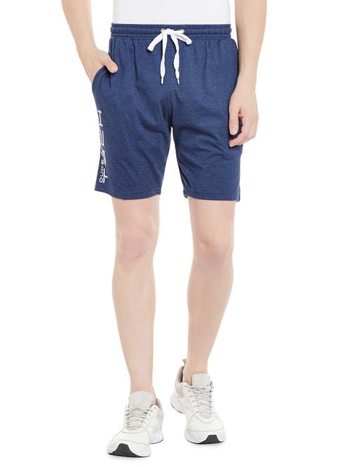 navy blue cotton blend short - 14233882 - Very Small Image - 1