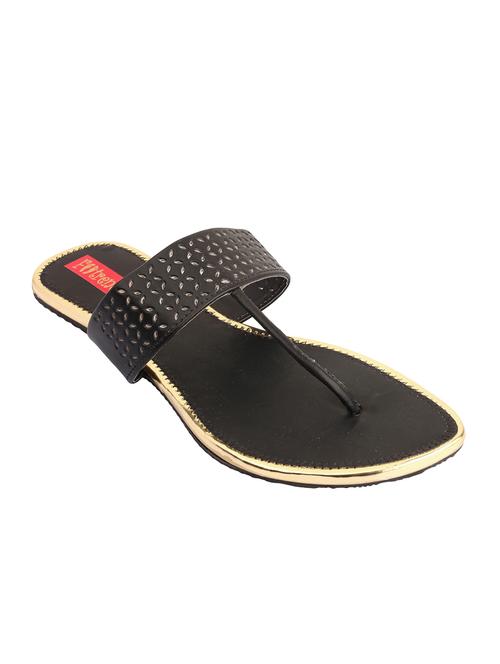 black t-strap sandal - 14234169 - Very Small Image - 1