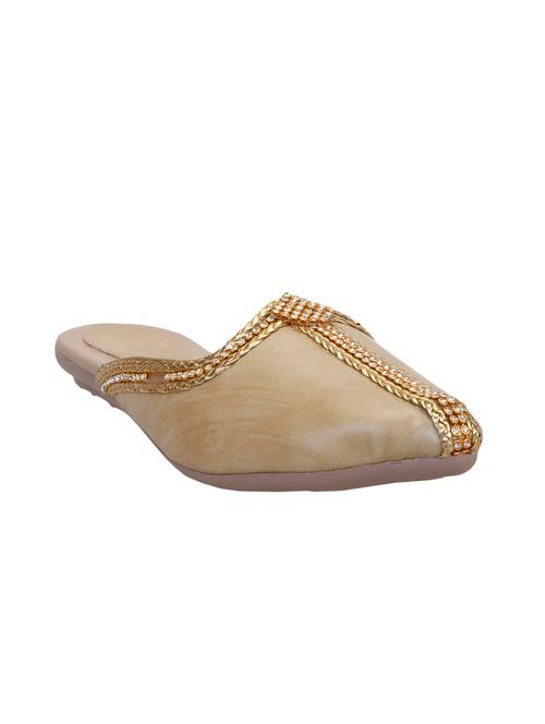 beige slip on jutis - 14234521 - Very Small Image - 1