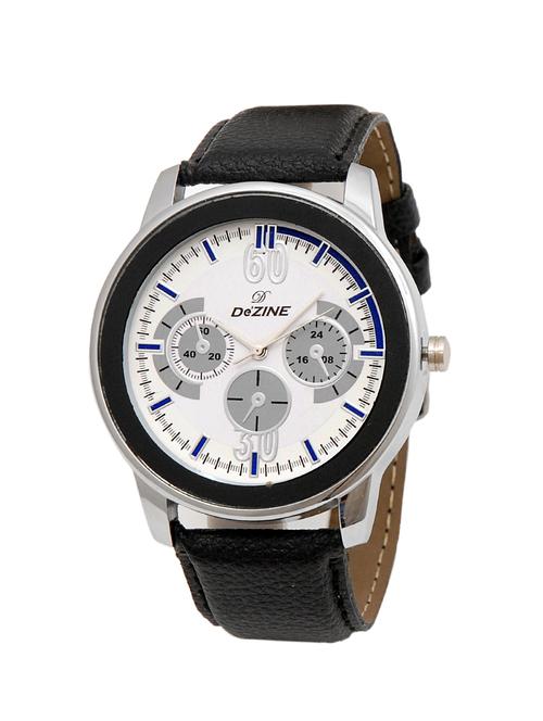 dezine round dial analog watch - 14234951 - Very Small Image - 1
