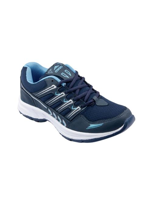 navy mesh lace up sport shoe - 14236199 - Very Small Image - 1