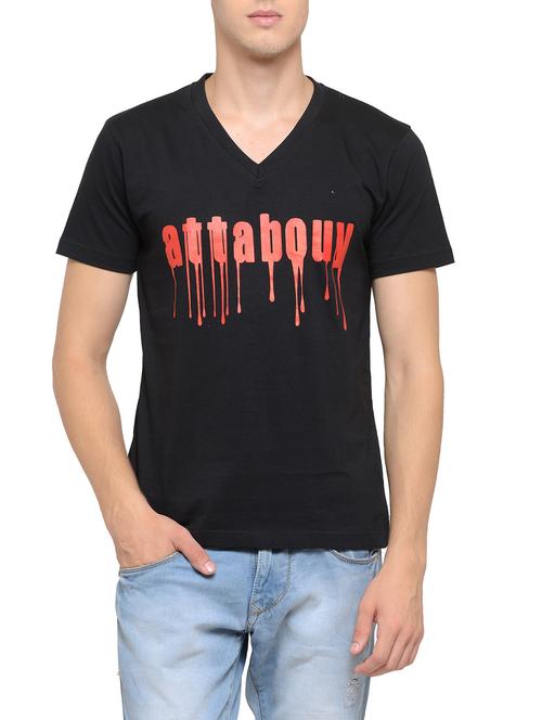 black cotton t-shirt - 14236418 - Very Small Image - 1