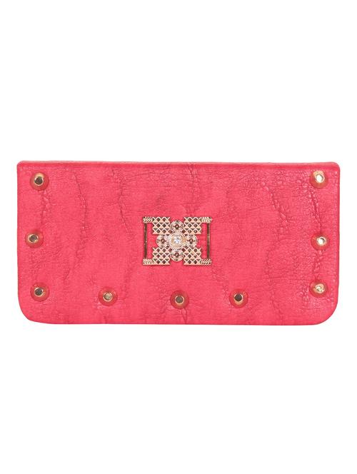 pink canvas regular clutch - 14236906 - Very Small Image - 1