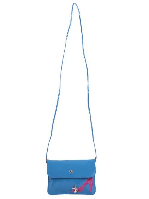 blue canvas sling bag - 14236948 - Very Small Image - 1