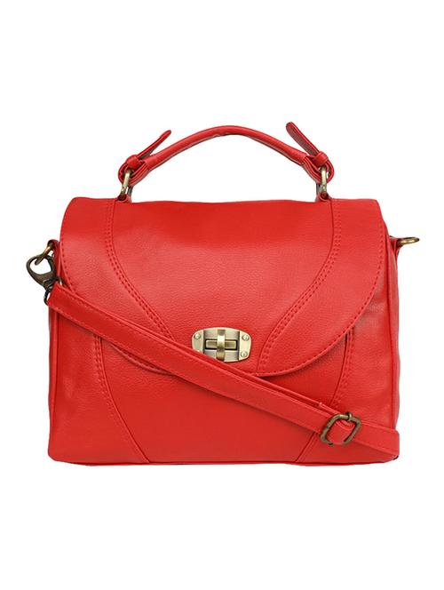red leatherette regular sling bag - 14237549 - Very Small Image - 1
