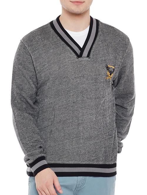 grey fleece pullover - 14238655 - Very Small Image - 1