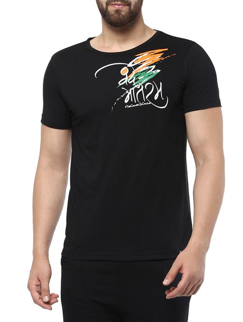 black polyester t-shirt - 14238671 - Very Small Image - 1