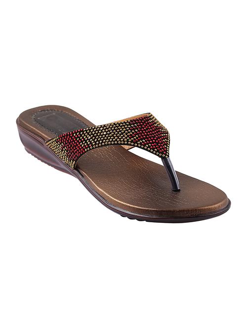 brown toe separator  sandal - 14241478 - Very Small Image - 1