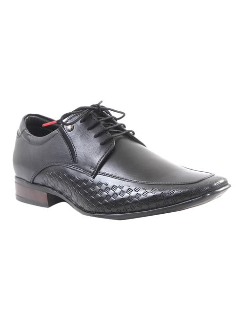 black Leather lace-up derby - 14242206 - Very Small Image - 1