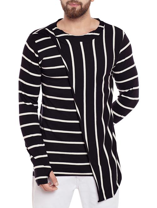 black monochrome t-shirt - 14242553 - Very Small Image - 1