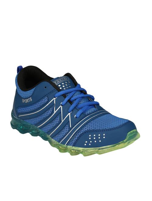 blue mesh lace up sport shoe - 14242691 - Very Small Image - 1