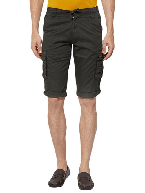 green cotton shorts - 14246179 - Very Small Image - 1