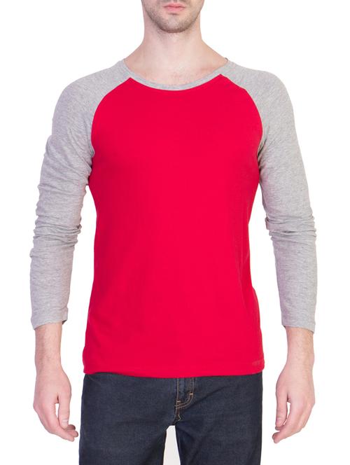 red cotton t-shirt - 14248462 - Very Small Image - 1