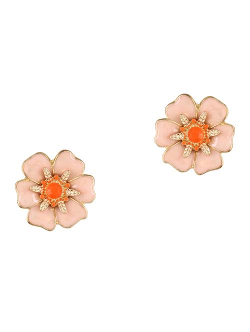 pink  studs earrings - 14248753 - Very Small Image - 1