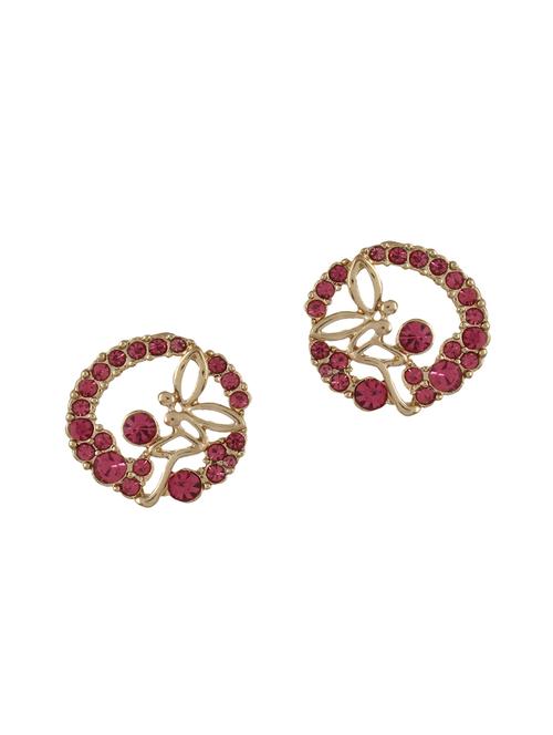 pink  studs earrings - 14248889 - Very Small Image - 1