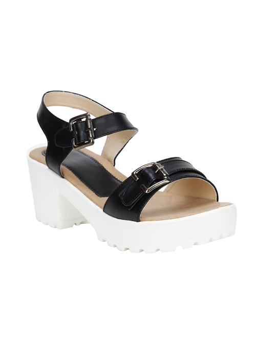 black ankle  strap sandal - 14248963 - Very Small Image - 1