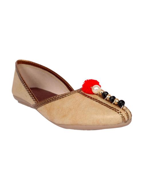 beige slip on jutis - 14249327 - Very Small Image - 1