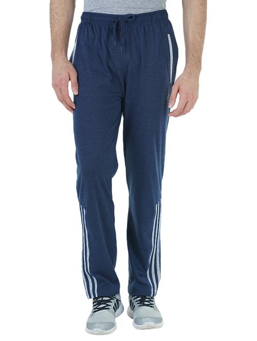 blue single jersey  full length track pant - 14249462 - Very Small Image - 1