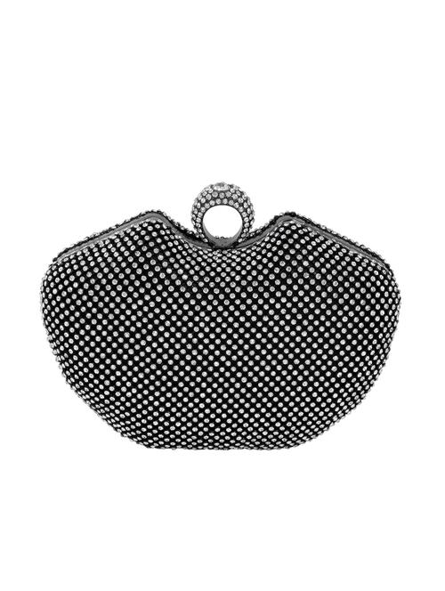 black shimmer box clutch - 14249711 - Very Small Image - 1