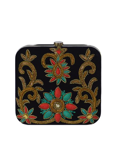 black suede box clutch - 14249724 - Very Small Image - 1