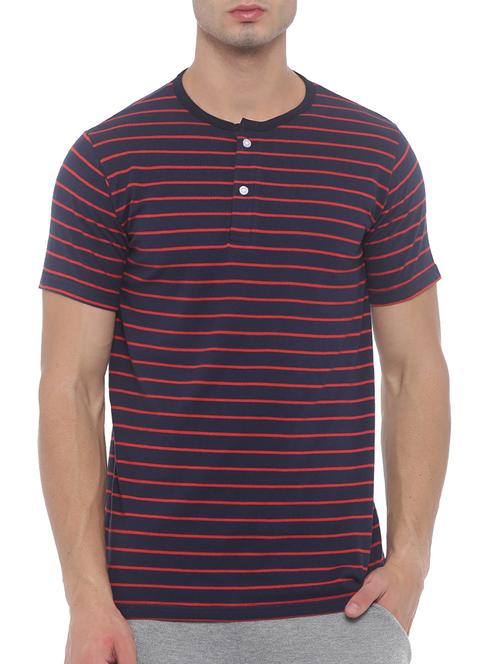 blue cotton t-shirt - 14250357 - Very Small Image - 1