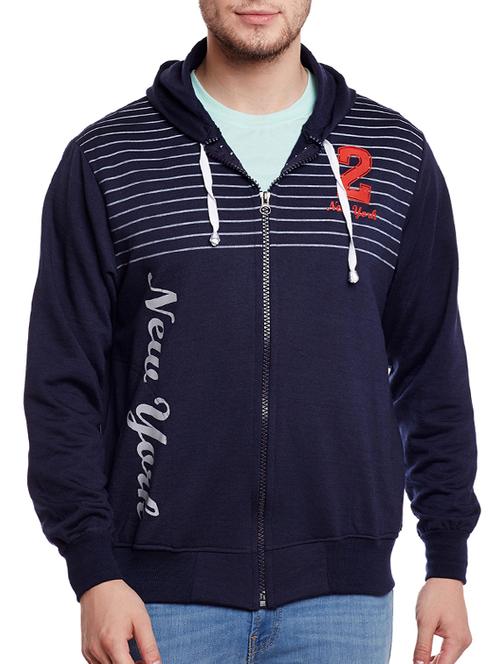 navy blue cotton sweatshirt - 14250452 - Very Small Image - 1